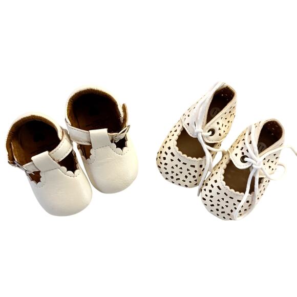 Reverie Threads Baby Crib Shoes - Soft Soles - (Bundle of 2) - Picture 2 of 6